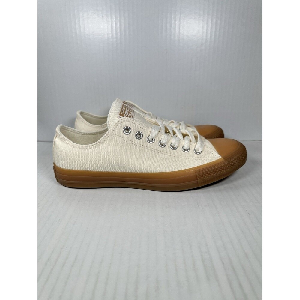Sz 10.5 Converse Chuck Taylor All Star Heavy Canvas Shoe White Egret Gum A10512C
